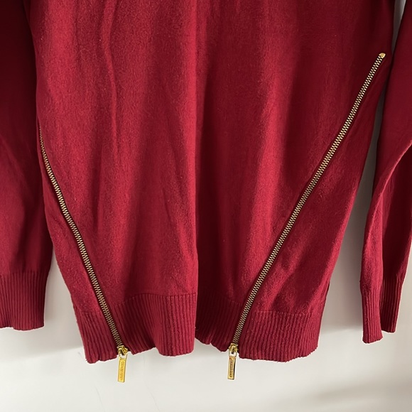 Michael Kors cotton blend v-neck sweater - Picture 4 of 6